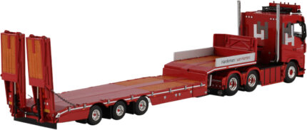 VOLVO FH Aero Sleeper Cab 6x2 avec remorque porte-engins à rampes 3 essieux – Image 3