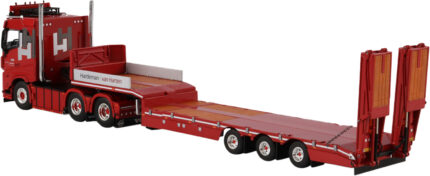 VOLVO FH Aero Sleeper Cab 6x2 avec remorque porte-engins à rampes 3 essieux – Image 4