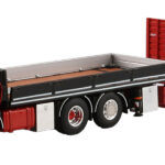 SCANIA R High 8x2 combiné porteur et remorque plateau avec grue PALFINGER PK370