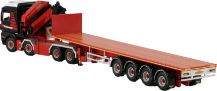 MERCEDES Arocs 8x4 avec grue PALFINGER PK92002 et plateau 4 essieux – Image 4