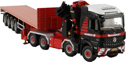 MERCEDES Arocs 8x4 avec grue PALFINGER PK92002 et plateau 4 essieux – Image 5