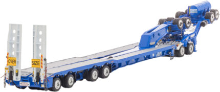 DRAKE Remorque porte-engins 2+6 essieux Bleu – Image 3