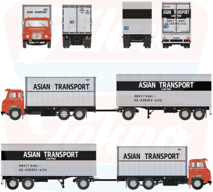 SCANIA LB76 6x2 combiné porteur et remorque porte-containers – Image 4