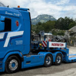 SCANIA S Normal 6x4 avec remorque porte-engins 2 essieux