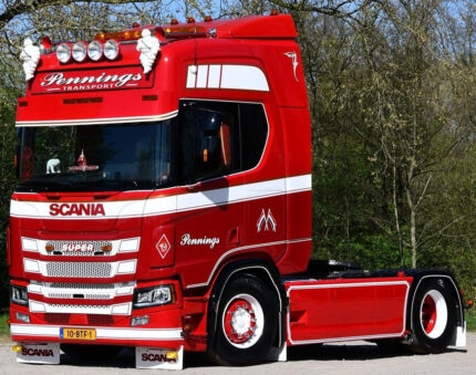 SCANIA R Next Gen 4x2 avec remorque bachée 3 essieux – Image 3