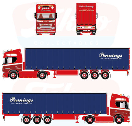 SCANIA R Next Gen 4x2 avec remorque bachée 3 essieux – Image 4