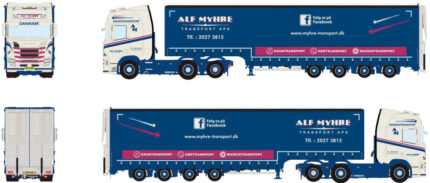 SCANIA R Highline 6x2 avec remorque bachée 3 essieux – Image 3