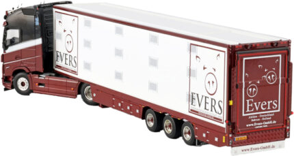 1/50 VOLVO FH5 Globetrotter XL 4x2 avec remorque bétaillère 3 essieux – Image 3