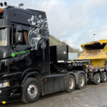 SCANIA S Highline 6x4 avec remorque porte-engins 2+4 essieux