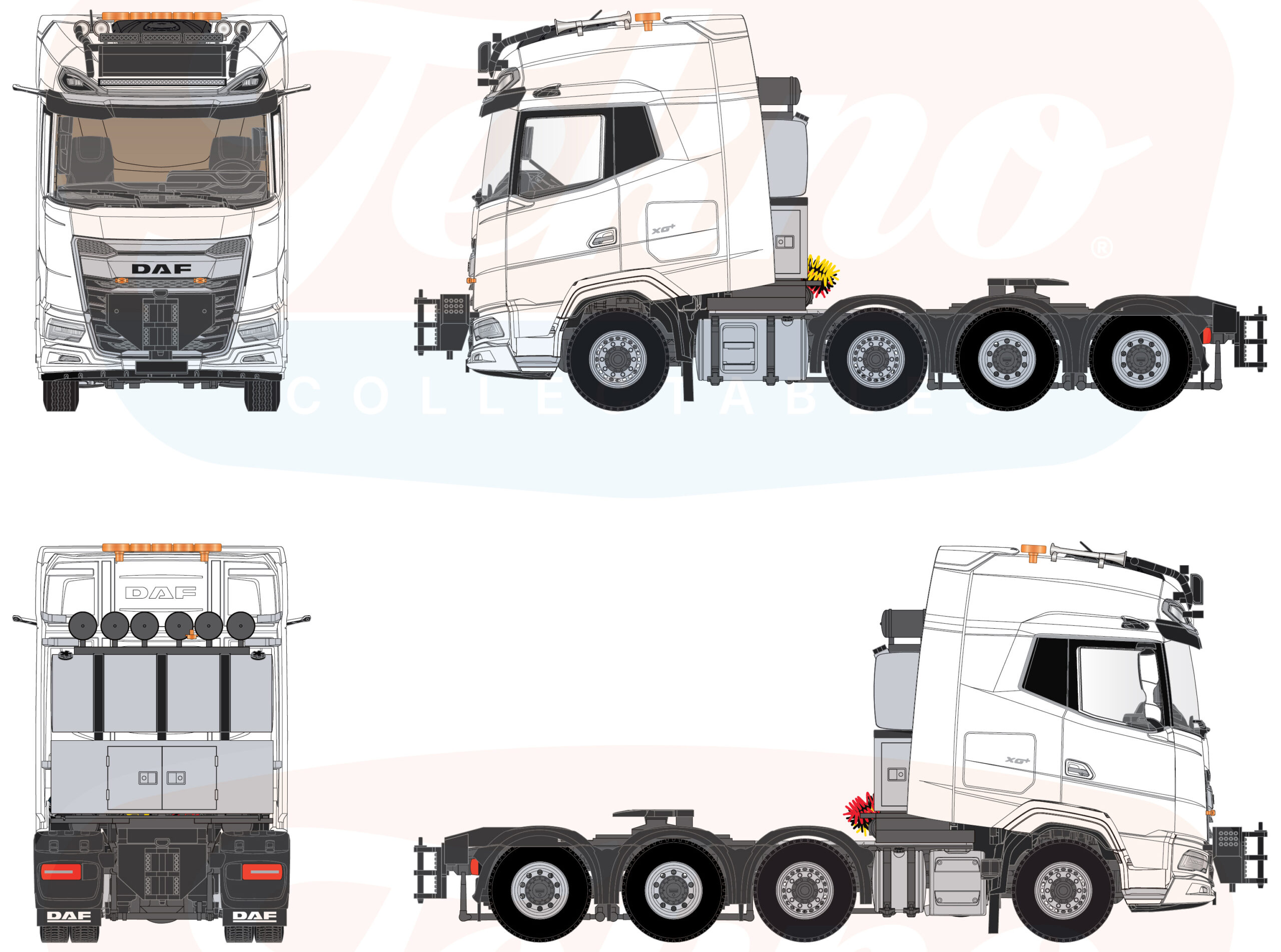 TEKN91386-RESA DAF XG+ 8x4 – Image 1