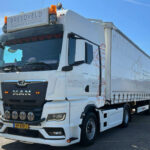 MAN TGX GX 4x2 avec remorque bachée 3 essieux