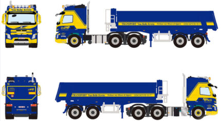 VOLVO FMX Globetrotter 6x4 avec benne 3 essieux – Image 5