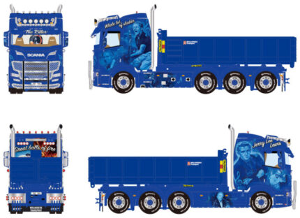SCANIA R Normal 8x4 porteur ampliroll avec container 15 m3 – Image 7