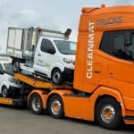 DAF XG+ 6x2 avec remorque porte-camions 3 essieux