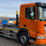 DAF XD 6x2 porteur ampliroll avec container 15m3