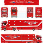 SCANIA R Highline 4x2 avec remorque mobil home