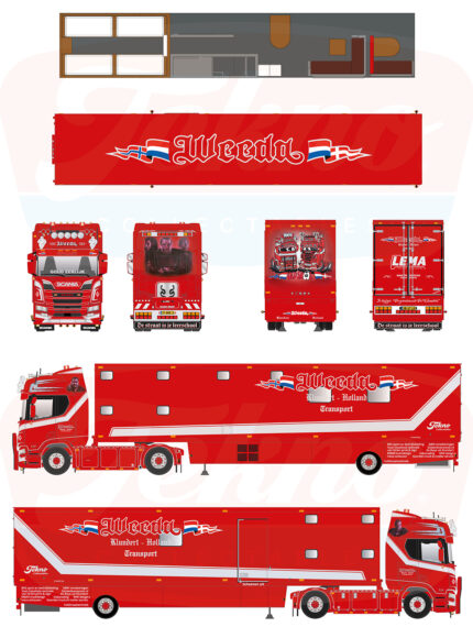 SCANIA R Highline 4x2 avec remorque mobil home – Image 4