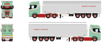 SCANIA S Highline 6x2 avec remorque de vrac 4 essieux – Image 3