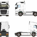 VOLVO FH5 Globetrotter 4x2 blanc