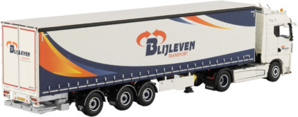 MAN TGX GM 4x2 avec remorque bachée 3 essieux – Image 3