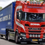 SCANIA R Highline 4x2 avec remorque bachée grand volume 3 essieux