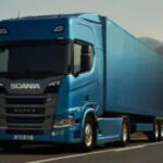 SCANIA R Highline 4x2 avec remorque tolée 3 essieux