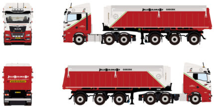 MAN TGX GM 6x2 avec benne 3 essieux – Image 3