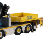 VOLVO FH5 Globetrotter XL 8x4 avec grue FASSI 1300 et remorque porte-engins 4 essieux