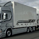 SCANIA R Highline 6x2 combiné porteur et remorque frigo