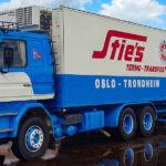 SCANIA Serie 2 6x2 combiné porteur et remorque frigo