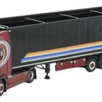 SCANIA R Highline 4x2 avec remorque fond mouvant 3 essieux