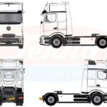 MERCEDES eActros ProCabin GS 4x2 blanc
