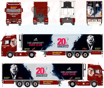 MAN TGX GX 4x2 avec remorque frigo 3 essieux – Image 4