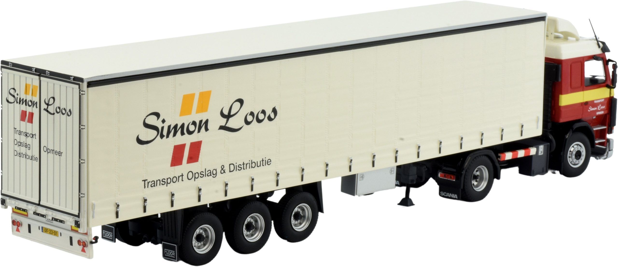 SCANIA R Normal 6x2 avec remorque bachée 3 essieux MEIJERING TRANSPORT