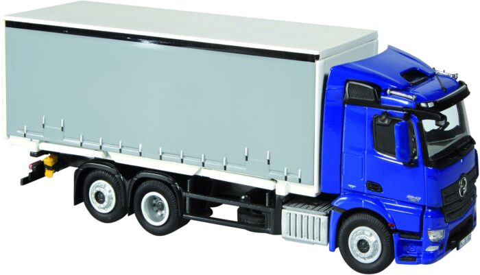 NZG - Mercedes 2433L/6x2 Camion à Plateau Bâché